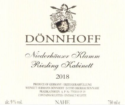 Niederhäuser Klamm Riesling Kabinett