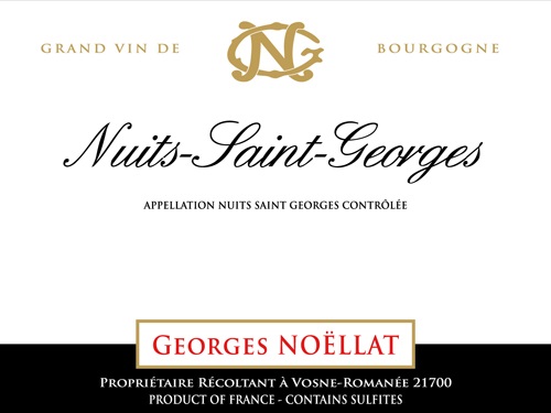 Nuits St Georges Georges Noellat
