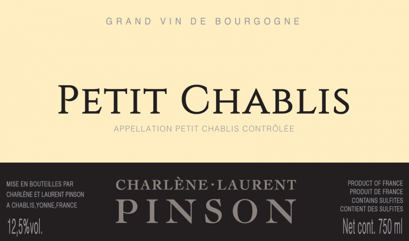 Petit Chablis Charlene et Laurent Pinson