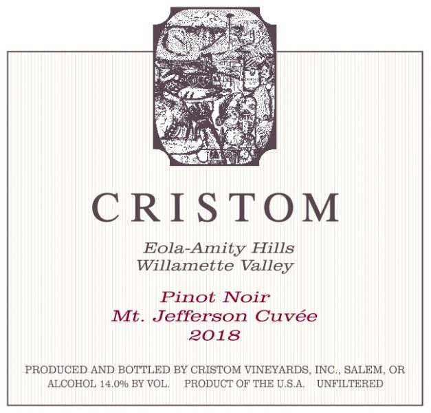Pinot Noir 'Mt. Jefferson Cuvee', Cristom