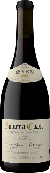 Pinot Noir Royal St Robert Cuvee Sonoma Coast RAEN