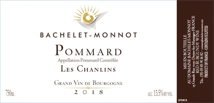 Pommard 'Les Chanlins', Bachelet-Monnot