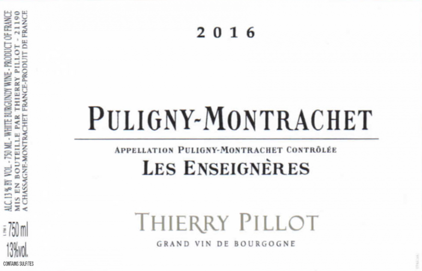 PulignyMontrachet Les Enseigneres