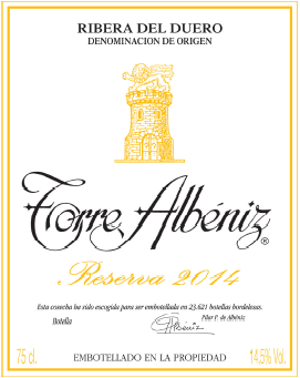 Ribera del Duero Reserva Torre Albeniz