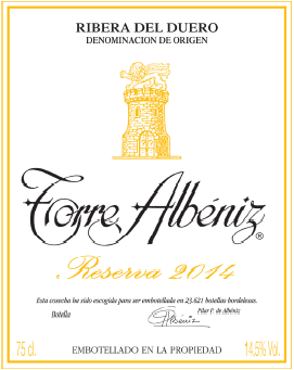 Ribera del Duero Reserva 'Torre Albeniz'