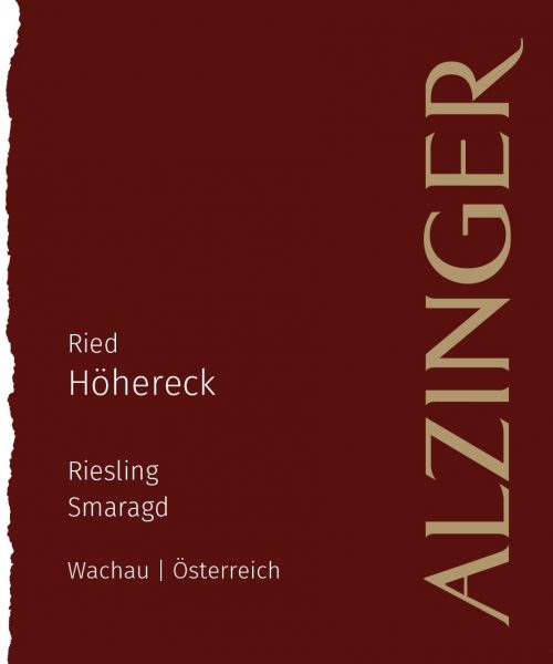 Alzinger Ried Hhereck Smaragd Wachau Riesling