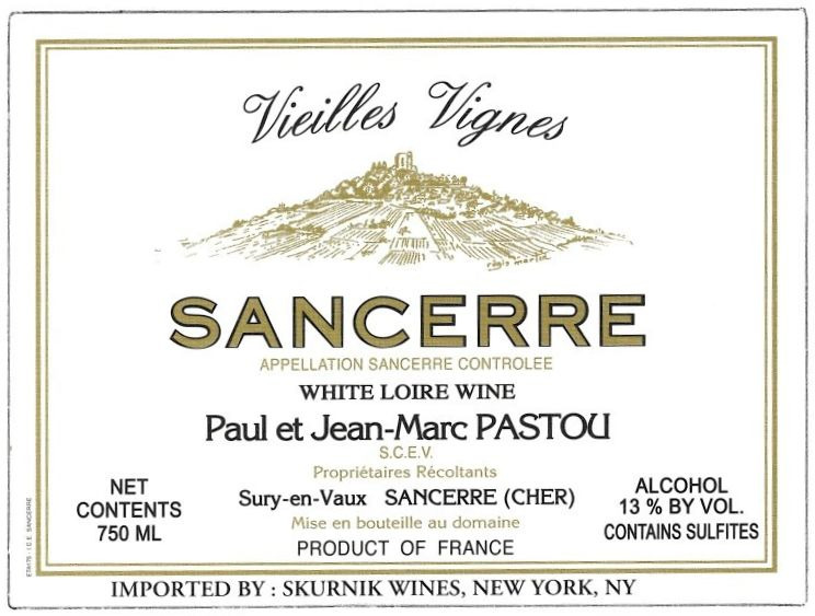 Sancerre Vieilles Vignes Domaine Pastou