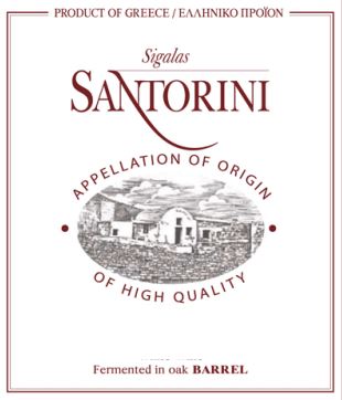 Santorini Barrelfermented Domaine Sigalas