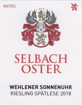 Wehlener Sonnenuhr Riesling Spätlese*