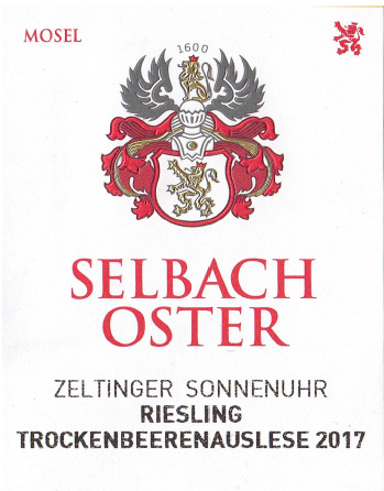 SelbachOster Zeltinger Sonnenuhr Riesling TBA