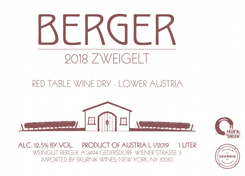 Berger Zweigelt Liter