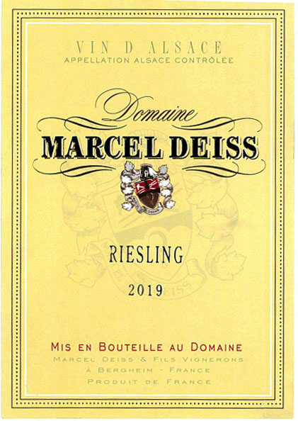 Alsace Riesling Domaine Marcel Deiss