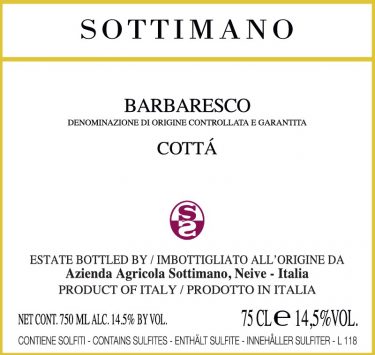 Barbaresco 'Cottá'