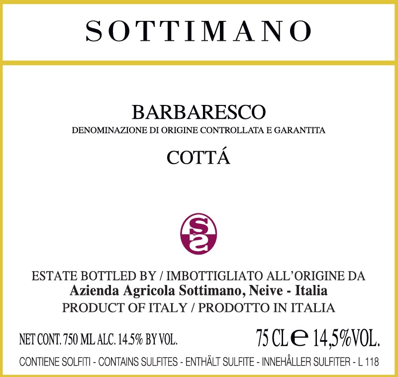 Barbaresco 'Cotta', Sottimano - Skurnik Wines & Spirits