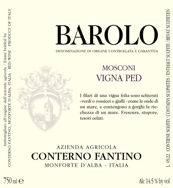 Barolo Mosconi Vigna Ped Conterno Fantino