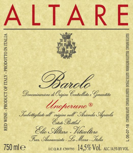 Barolo UNOPERUNO
