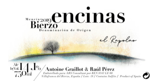 Bierzo Tinto 'Encinas- El Rapolao', Antoine Graillot & Raúl Pérez