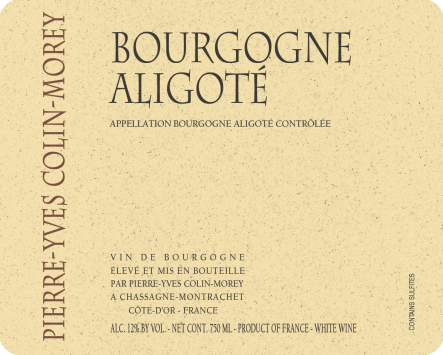 Bourgogne Aligote, Colin-Morey