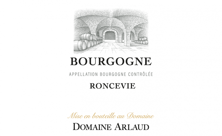 Bourgogne Rouge Roncevie Domaine Arlaud