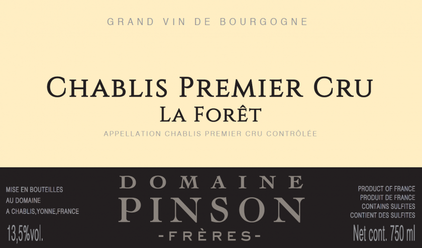 Chablis 1er La Foret
