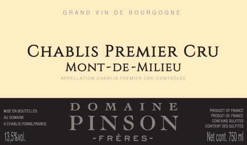 Chablis 1er 'Mont de Milieu'