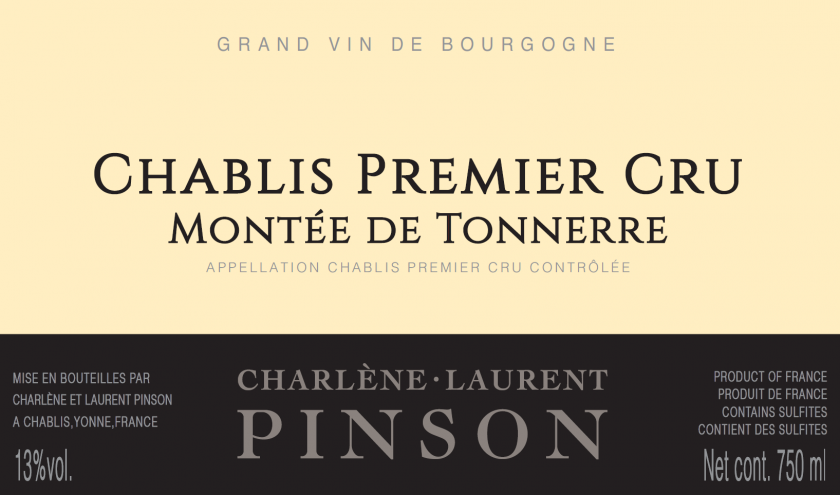 Chablis 1er Montee de Tonnerre