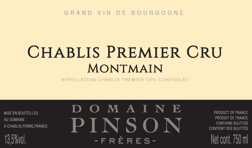 Chablis 1er Montmain