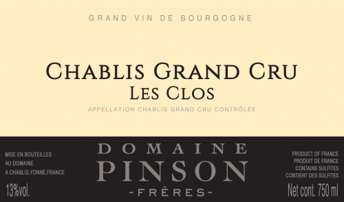 Chablis Grand Cru 'Les Clos'