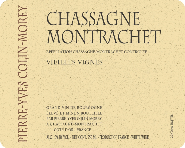 Chassagne-Montrachet 'Vieilles Vignes', Colin-Morey