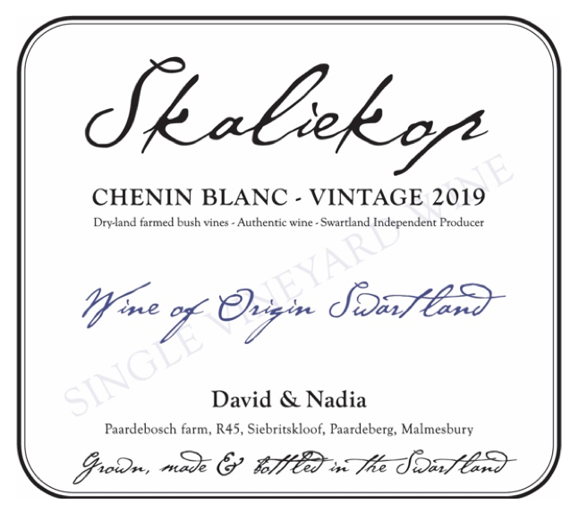 Chenin Blanc Skaliekop