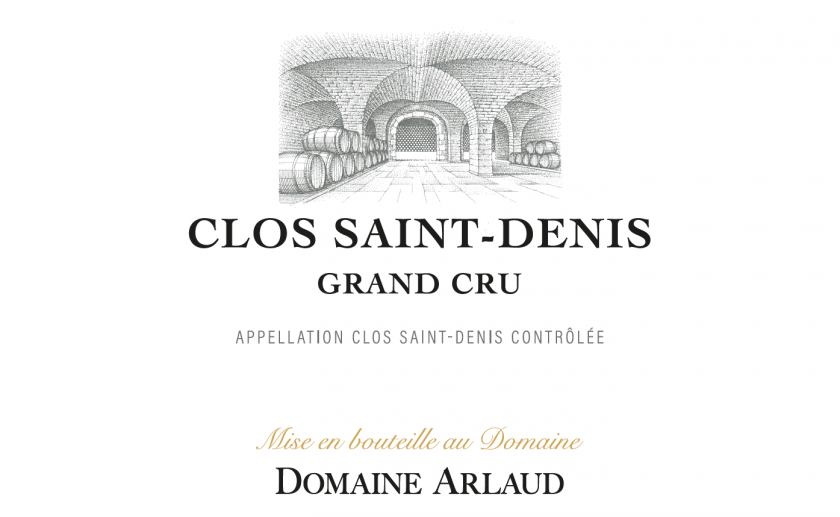 Clos SaintDenis Grand Cru Domaine Arlaud