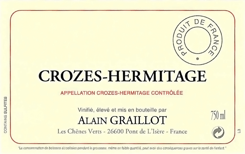 CrozesHermitage Alain Graillot