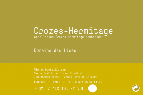 Crozes-Hermitage Blanc 'Domaine des Lises'