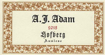 Hofberg Riesling Auslese*