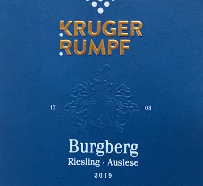 KrugerRumpf Dorsheimer Burgberg Riesling Auslese 