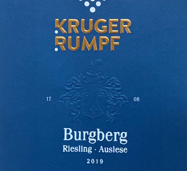 KrugerRumpf Dorsheimer Burgberg Riesling Auslese