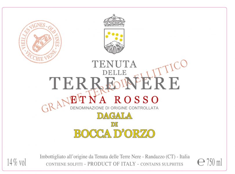 Etna Rosso Dagala di Bocca DOrzo