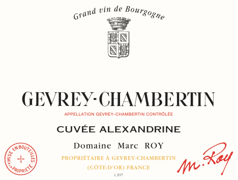 Gevrey-Chambertin 'Cuvee Alexandrine'