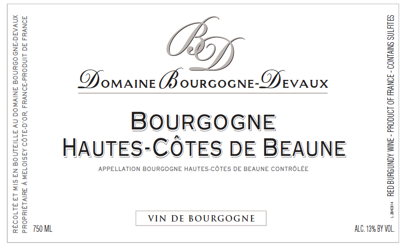 Hautes Cotes de Beaune 'Le Clou', Domaine Bourgogne-Devaux