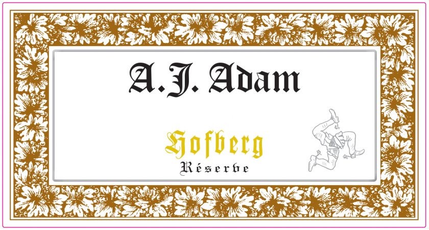 A.J. Adam Hofberg Reserve Riesling Trocken