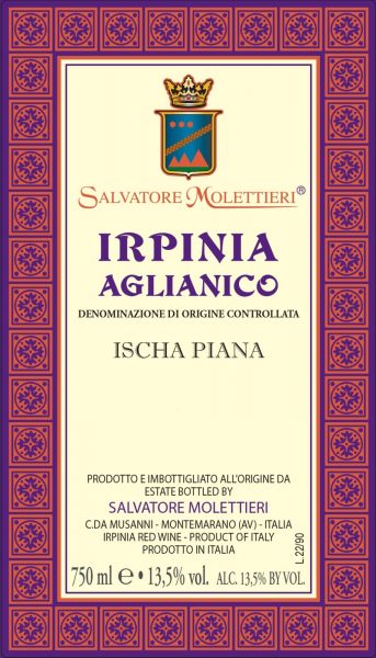 Irpinia Aglianico Ischa Piana Salvatore Molettieri