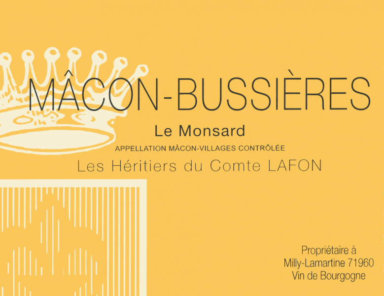Macon-Bussieres 'Le Monsard', Heritiers du Comte Lafon