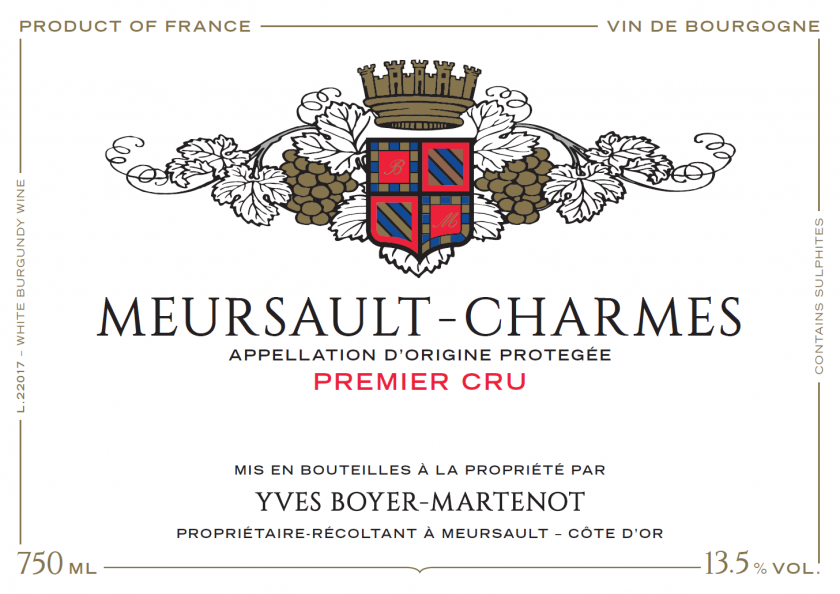 Meursault 1er Charmes