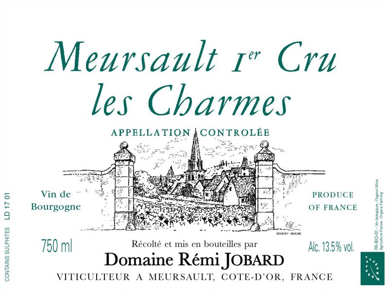 Meursault 1er Charmes Domaine Remi Jobard Wood Case