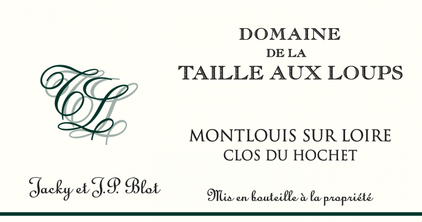 Montlouis Clos du Hochet Domaine de la Taille Aux Loups Jacky  JP Blot