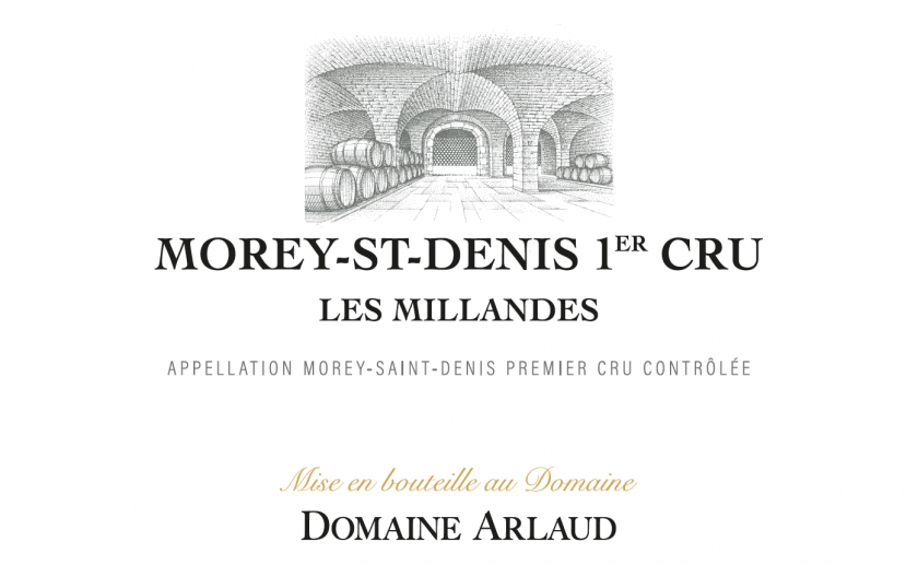 Morey St Denis 1er Les Millandes Domaine Arlaud