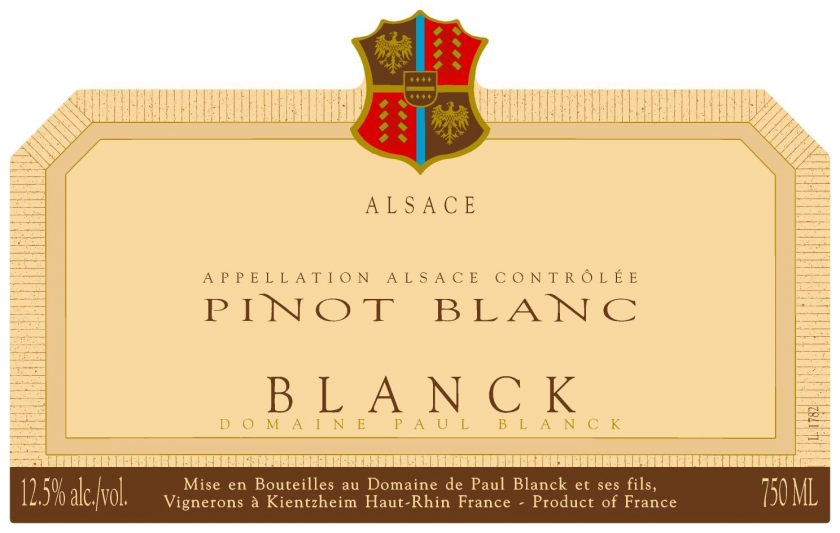 Pinot Blanc d'Alsace, Domaine Paul Blanck