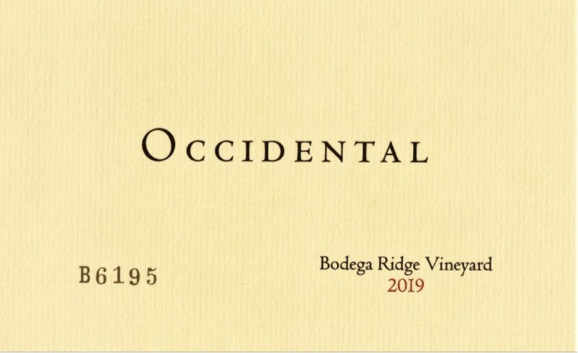 Pinot Noir Bodega Ridge Occidental