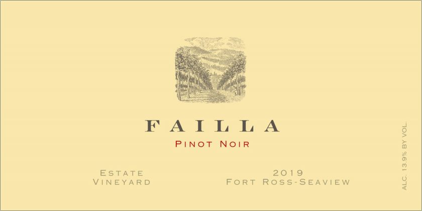 Pinot Noir Fort RossSeaview Estate Vyd Failla