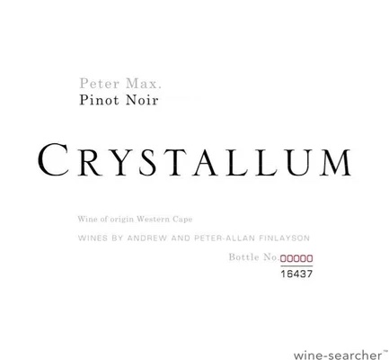 Pinot Noir Peter Max Crystallum